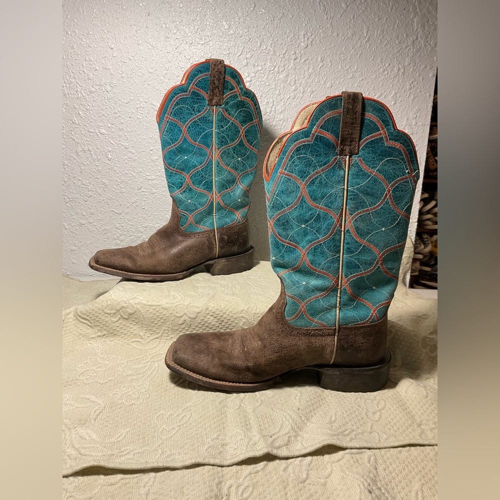 Ariat Big City Square Toe Boots Women’s Size 8B Style 10011879 - Picture 5 of 9